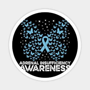 Adrenal Insufficiency Awareness Butterfly Magnet